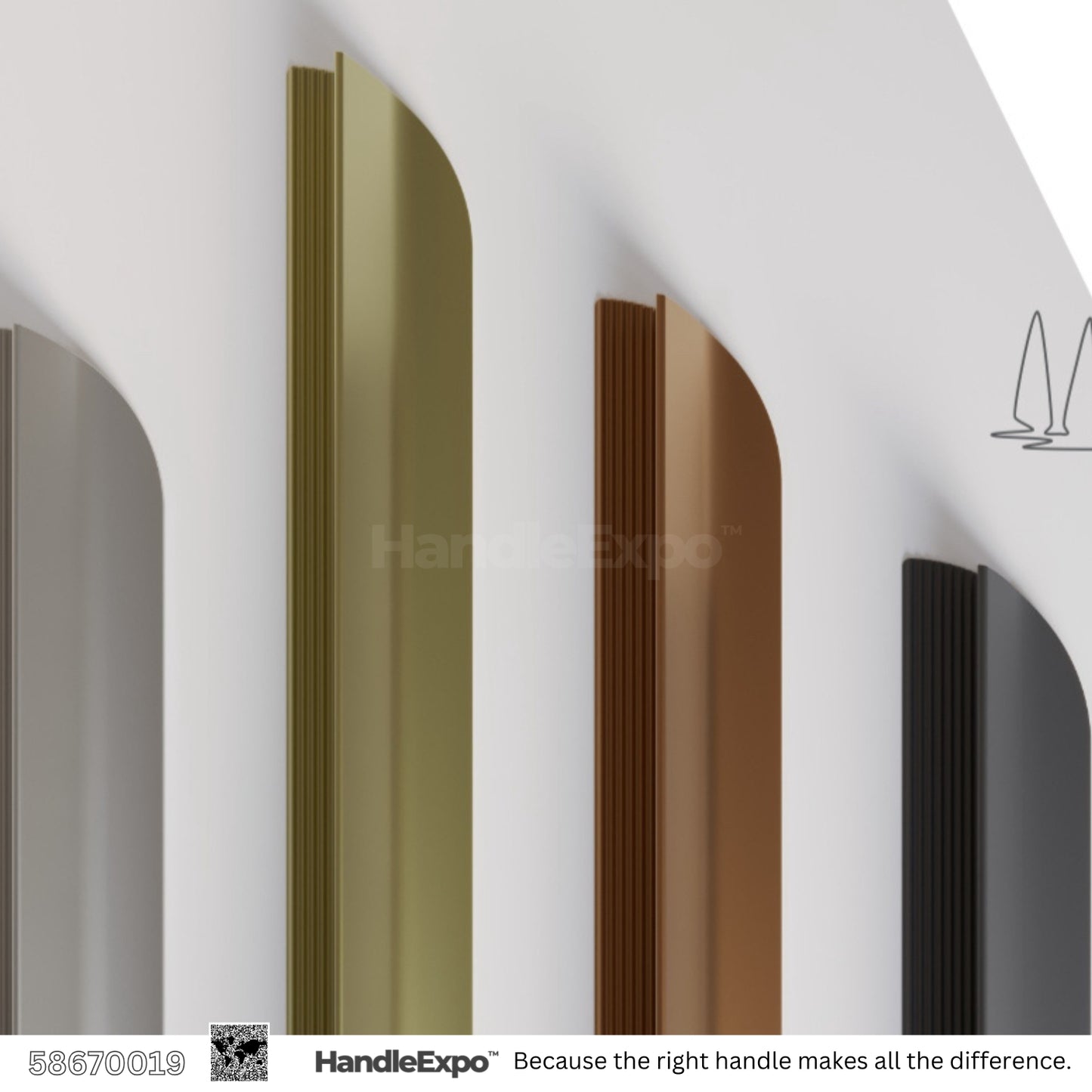 Austo Cabinet Handle - HEX58670019