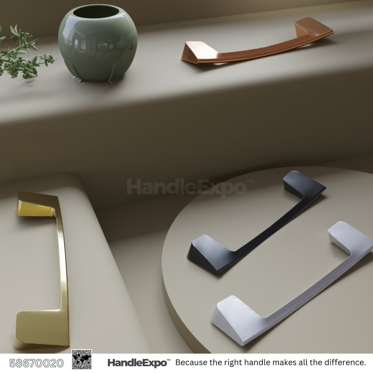 Austo Cabinet Handle - HEX58670020