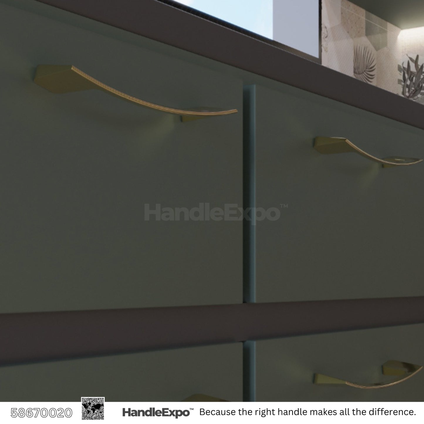 Austo Cabinet Handle - HEX58670020