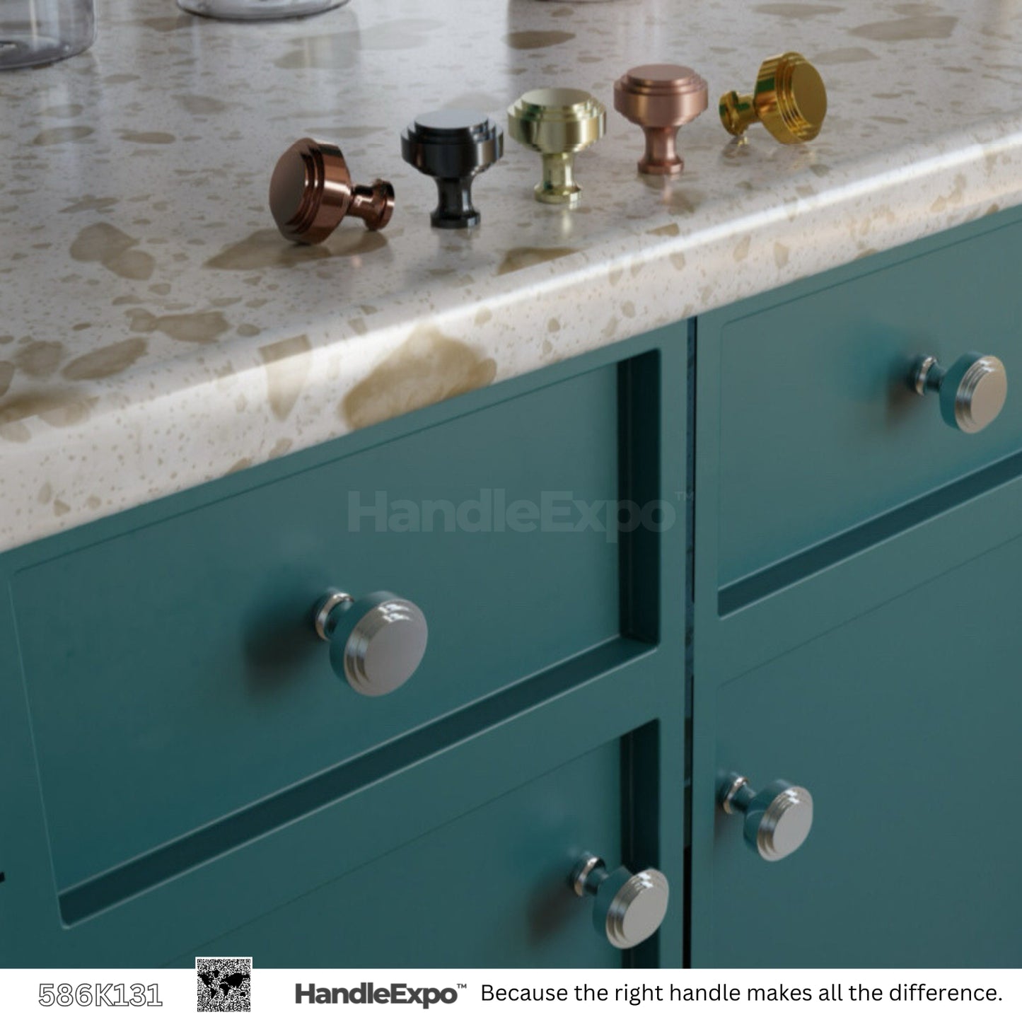 Austo Knobs - HEX586131