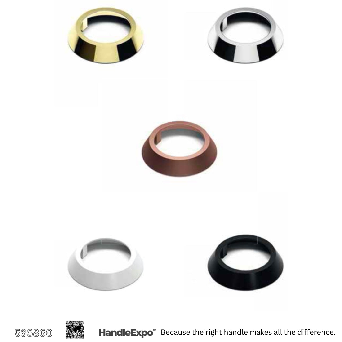 SC herrajes Knobs - HEX586860