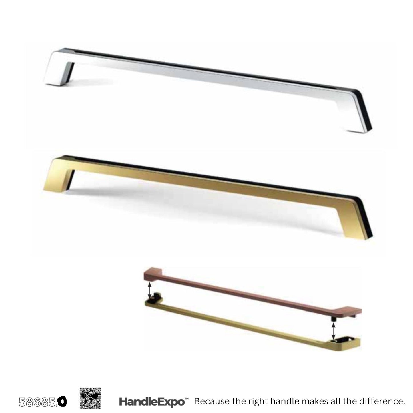 SC herrajes Cabinet Handle - HEX586850