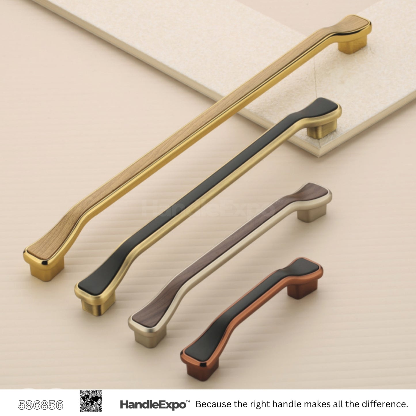 Poins Cabinet Handle - HEX586856