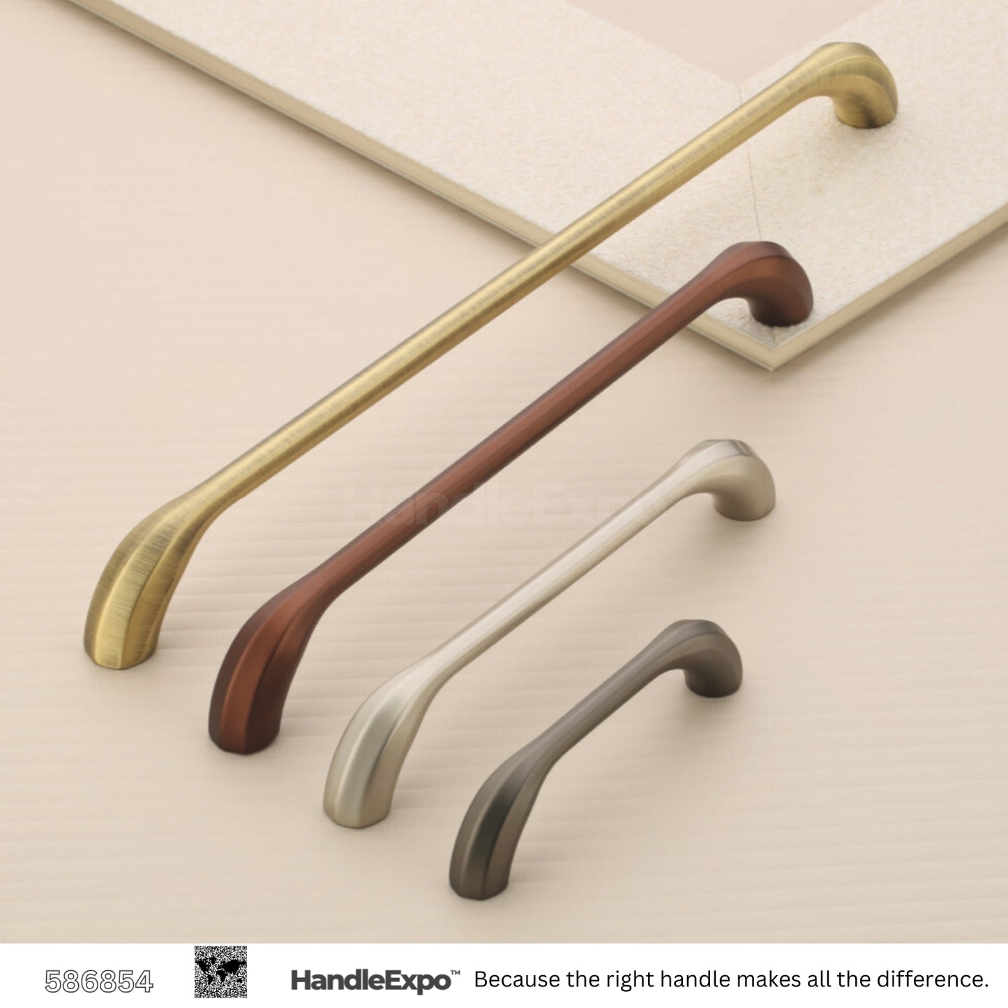 Poins Cabinet Handle - HEX586854